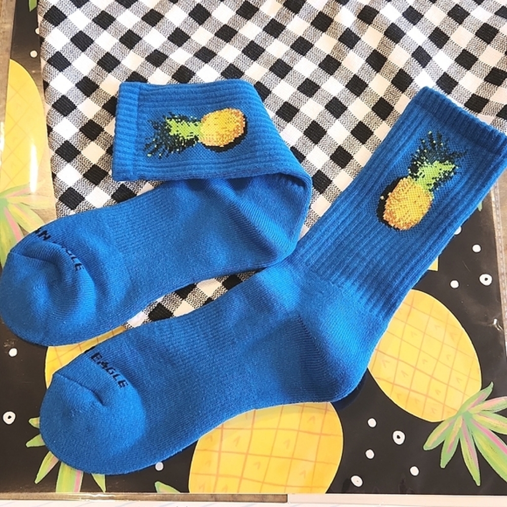 Pineapple Crew Socks